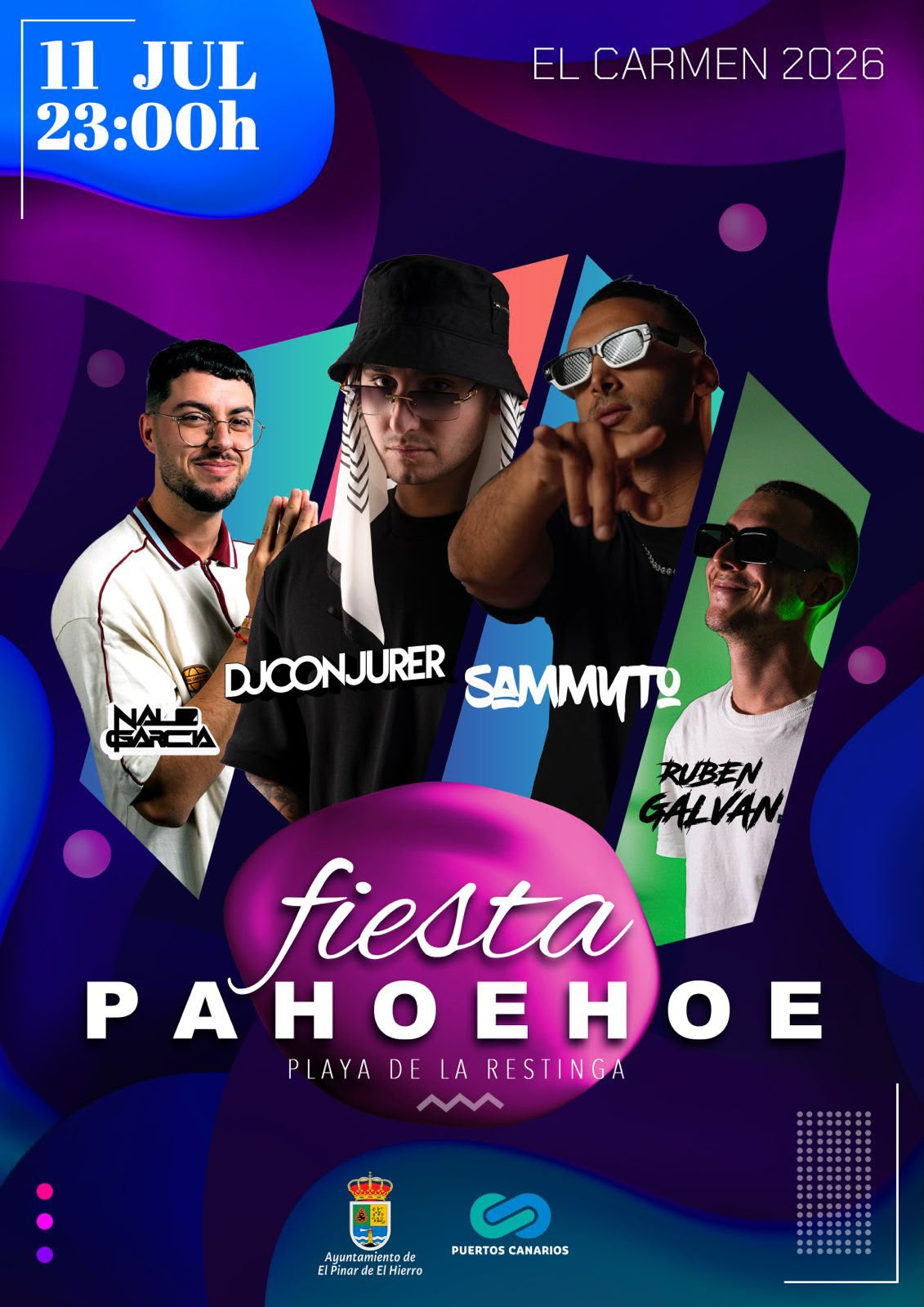 El Pinar celebra la Fiesta Pahoehoe con un cartel encabezado por DJ Conjurer, Samm y Rubén Galván